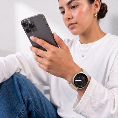 TECH-PROTECT NYLON CLASP SAMSUNG GALAXY WATCH 8 / 9 / CLASSIC (40 / 44 / 46 MM) STARLIGHT