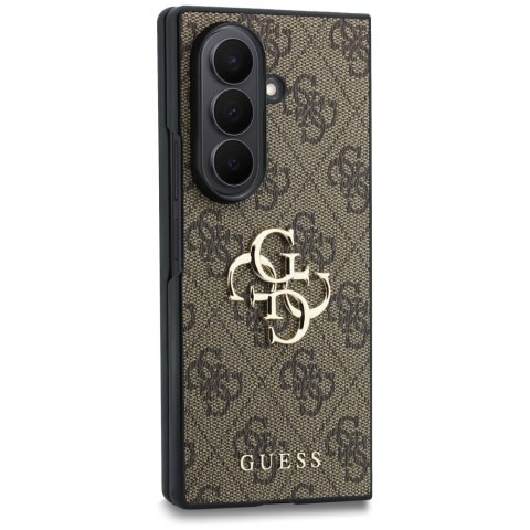 Guess nakładka HC 4G PU BIG LOGO do Samsung Galaxy Z Fold 8 Ultra brązowa