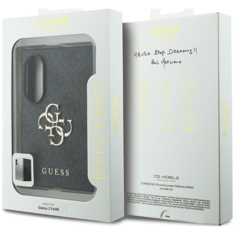 Guess nakładka HC 4G PU BIG LOGO do Samsung Galaxy Z Fold 8 czarna