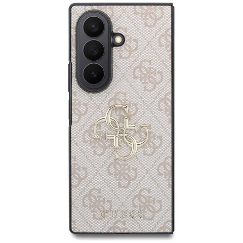 Guess nakładka HC 4G PU BIG Logo do Samsung Galaxy Z Fold 8 Ultra różowa