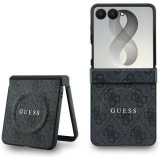 Guess nakładka HC Magnetic 4G PU CLASSIC do Samsung Galaxy Z Flip 8 czarna