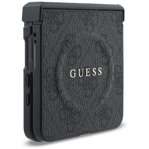 Guess nakładka HC Magnetic 4G PU CLASSIC do Samsung Galaxy Z Flip 8 czarna