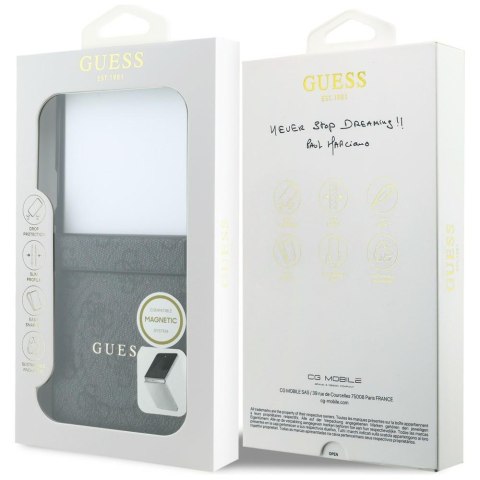 Guess nakładka HC Magnetic 4G PU CLASSIC do Samsung Galaxy Z Flip 8 czarna