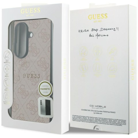 Guess nakładka HC Magnetic 4G PU CLASSIC do Samsung Galaxy Z Fold 8 Ultra różowa