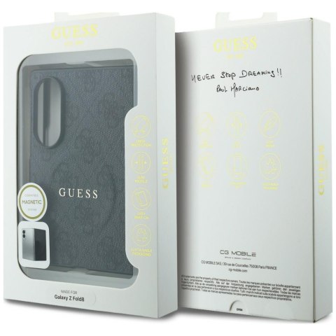 Guess nakładka HC Magnetic 4G PU CLASSIC do Samsung Galaxy Z Fold 8 czarna