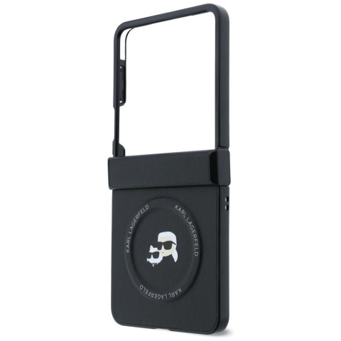 Karl Lagerfeld nakładka HC Magnetic PU K&C Pins do Samsung Galaxy Z Flip 8 czarna