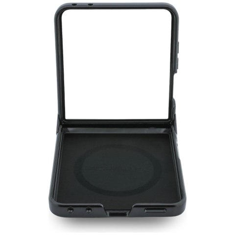 Karl Lagerfeld nakładka HC Magnetic PU K&C Pins do Samsung Galaxy Z Flip 8 czarna