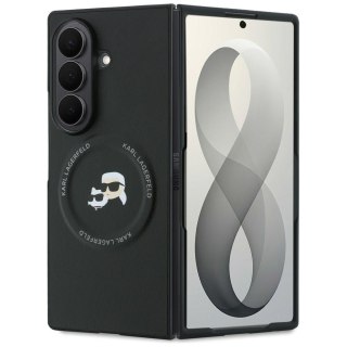 Karl Lagerfeld nakładka HC Magnetic PU K&C Pins do Samsung Galaxy Z Fold 8 Ultra czarna