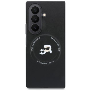 Karl Lagerfeld nakładka HC Magnetic PU K&C Pins do Samsung Galaxy Z Fold 8 Ultra czarna