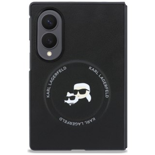 Karl Lagerfeld nakładka HC Magnetic PU K&C Pins do Samsung Galaxy Z Fold 8 czarna