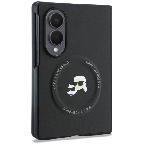 Karl Lagerfeld nakładka HC Magnetic PU K&C Pins do Samsung Galaxy Z Fold 8 czarna