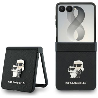 Karl Lagerfeld nakładka HC Saffiano KC PIN do Samsung Galaxy Z Flip 8 czarna