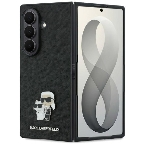 Karl Lagerfeld nakładka HC Saffiano KC PIN do Samsung Galaxy Z Fold 8 Ultra czarna