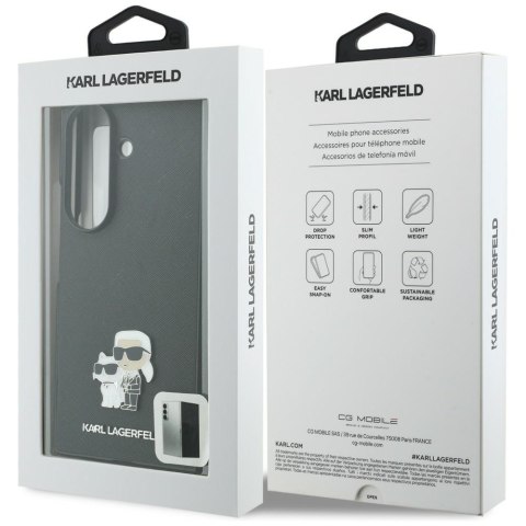 Karl Lagerfeld nakładka HC Saffiano KC PIN do Samsung Galaxy Z Fold 8 Ultra czarna
