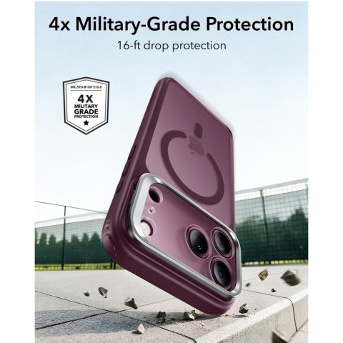 ESR CLASSIC HYBRID KICKSTAND MAGSAFE IPHONE 17 PRO MAX / 18 PRO MAX FROSTED DEEP BURGUNDY