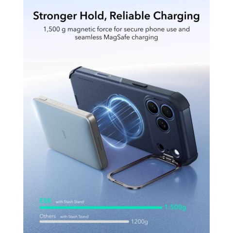 ESR CYBER TOUGH KICKSTAND MAGSAFE IPHONE 17 PRO / 18 PRO BLUE