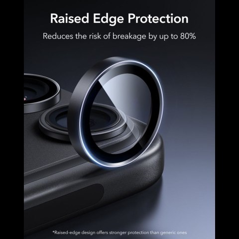 OSŁONA NA APARAT ESR ARMORITE CAMERA PROTECTOR 2-PACK IPHONE 18 PRO / 18 PRO MAX BLACK