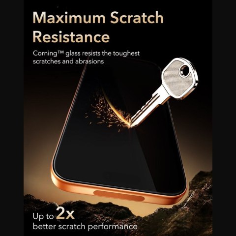 SZKŁO HARTOWANE ESR ULTRAFIT ARMORITE PRO TEMPERED GLASS IPHONE 17 PRO / 18 PRO BLACK