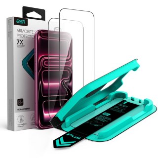 SZKŁO HARTOWANE ESR ULTRAFIT ARMORITE TEMPERED GLASS 2-PACK IPHONE 17 PRO / 18 PRO BLACK