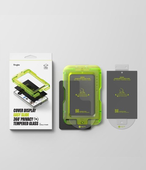SZKŁO PRYWATYZUJĄCE RINGKE COVER DISPLAY EASY SLIDE 360 2-PACK GALAXY Z FOLD 8 PRIVACY
