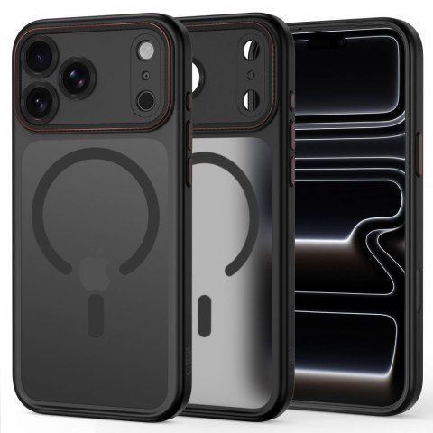 TECH-PROTECT MAGCAM MAGSAFE IPHONE 17 PRO MAX / 18 PRO MAX MATTE BLACK/RED