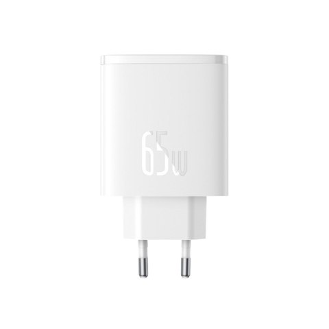 Baseus ładowarka sieciowa Cube Pro PD 65W 2x USB-C 1x USB biała Baseus ładowarka sieciowa Cube Pro PD 65W 2x USB-C 1x USB biała