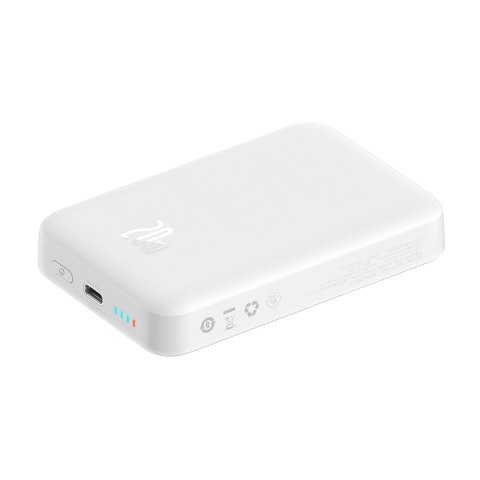 Baseus power bank magnetyczny Mini 20W 10000mAh biały