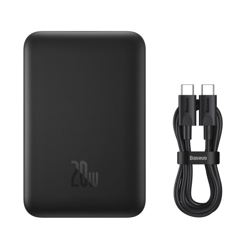 Baseus power bank magnetyczny Mini 20W 10000mAh czarny Baseus power bank magnetyczny Mini 20W 10000mAh czarny