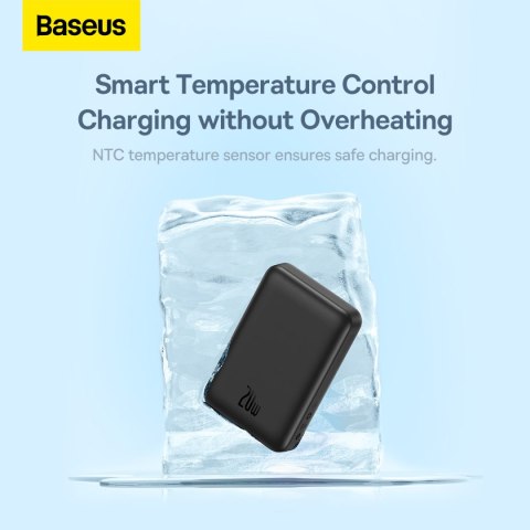 Baseus power bank magnetyczny Mini 20W 10000mAh czarny Baseus power bank magnetyczny Mini 20W 10000mAh czarny
