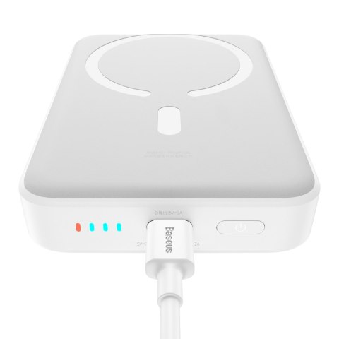 Baseus power bank magnetyczny Mini 30W 10000mAh biały Baseus power bank magnetyczny Mini 30W 10000mAh biały