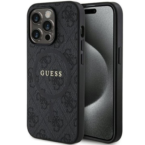 Guess nakładka do iPhone 13 Pro 6,1" GUHMP13LG4GFRK czarna HC MAGSAFE PU 4G RING CLASSIC LOGO Guess nakładka do iPhone 13 Pro 6,1" GUHMP13LG4GFRK czarna HC MAGSAFE PU 4G RING CLASSIC LOGO