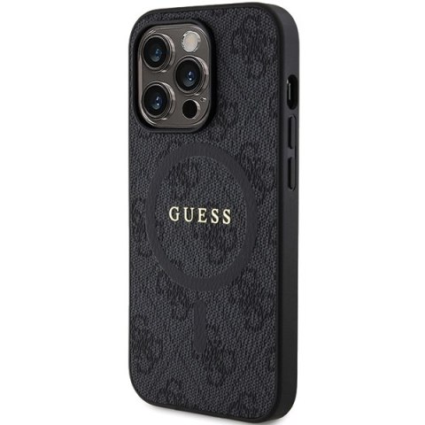 Guess nakładka do iPhone 13 Pro 6,1" GUHMP13LG4GFRK czarna HC MAGSAFE PU 4G RING CLASSIC LOGO Guess nakładka do iPhone 13 Pro 6,1" GUHMP13LG4GFRK czarna HC MAGSAFE PU 4G RING CLASSIC LOGO