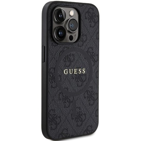 Guess nakładka do iPhone 13 Pro 6,1" GUHMP13LG4GFRK czarna HC MAGSAFE PU 4G RING CLASSIC LOGO Guess nakładka do iPhone 13 Pro 6,1" GUHMP13LG4GFRK czarna HC MAGSAFE PU 4G RING CLASSIC LOGO