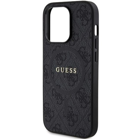 Guess nakładka do iPhone 13 Pro 6,1" GUHMP13LG4GFRK czarna HC MAGSAFE PU 4G RING CLASSIC LOGO Guess nakładka do iPhone 13 Pro 6,1" GUHMP13LG4GFRK czarna HC MAGSAFE PU 4G RING CLASSIC LOGO