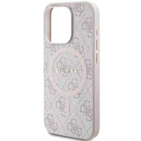 Guess nakładka do iPhone 13 Pro 6,1" GUHMP13LG4GFRP różowa HC MAGSAFE PU 4G RING CLASSIC LOGO Guess nakładka do iPhone 13 Pro 6,1" GUHMP13LG4GFRP różowa HC MAGSAFE PU 4G RING CLASSIC LOGO