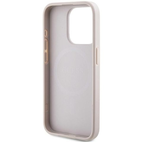 Guess nakładka do iPhone 13 Pro 6,1" GUHMP13LG4GFRP różowa HC MAGSAFE PU 4G RING CLASSIC LOGO Guess nakładka do iPhone 13 Pro 6,1" GUHMP13LG4GFRP różowa HC MAGSAFE PU 4G RING CLASSIC LOGO