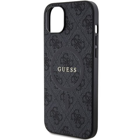 Guess nakładka do iPhone 15 Plus 6,7" GUHMP15MG4GFRK czarna HC MAGSAFE PU 4G RING CLASSIC LOGO Guess nakładka do iPhone 15 Plus 6,7" GUHMP15MG4GFRK czarna HC MAGSAFE PU 4G RING CLASSIC LOGO
