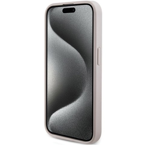 Guess nakładka do iPhone 15 Pro Max 6,7" GUHMP15XG4GFRP różowa HC MAGSAFE PU 4G RING CLASSIC LOGO Guess nakładka do iPhone 15 Pro Max 6,7" GUHMP15XG4GFRP różowa HC MAGSAFE PU 4G RING CLASSIC LOGO