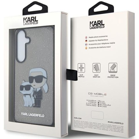 Karl Lagerfeld nakładka do Samsung Galaxy S24 KLHCS24SHNKCTGK czarna HC IML GLIT NFT K&C Karl Lagerfeld nakładka do Samsung Galaxy S24 KLHCS24SHNKCTGK czarna HC IML GLIT NFT K&C