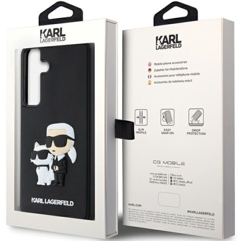 Karl Lagerfeld nakładka do Samsung Galaxy S24 Plus KLHCS24M3DRKCNK czarna HC 3D RUBBER KC NFT Karl Lagerfeld nakładka do Samsung Galaxy S24 Plus KLHCS24M3DRKCNK czarna HC 3D RUBBER KC NFT