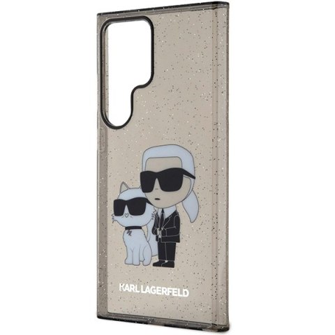 Karl Lagerfeld nakładka do Samsung Galaxy S24 Ultra KLHCS24LHNKCTGK czarna HC IML GLIT NFT K&C