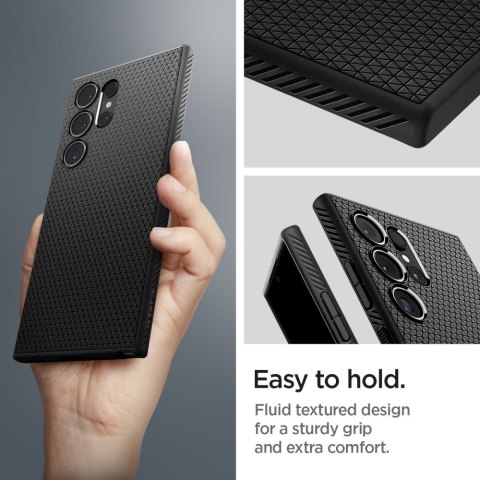 Spigen nakładka Liquid Air do Samsung Galaxy S24 Ultra matowa czarna