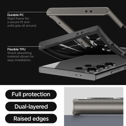 Spigen nakładka Neo Hybrid do Samsung Galaxy S24 Ultra gunmetal Spigen nakładka Neo Hybrid do Samsung Galaxy S24 Ultra gunmetal
