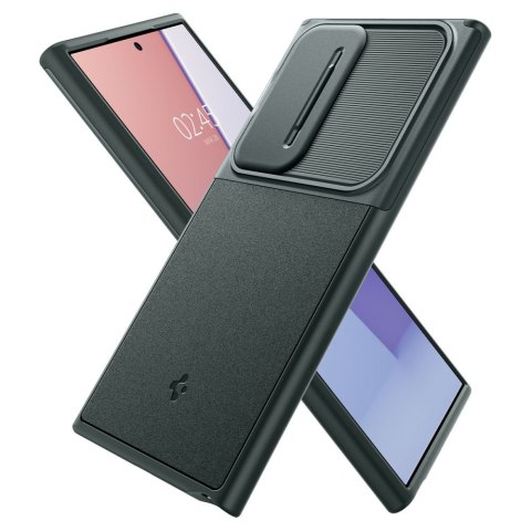 Spigen nakładka Optik Armor do Samsung Galaxy S24 Ultra zielona