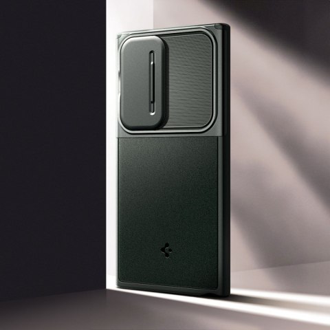Spigen nakładka Optik Armor do Samsung Galaxy S24 Ultra zielona