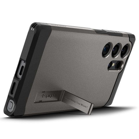 Spigen nakładka Tough Armor do Samsung Galaxy S24 Ultra gunmetal