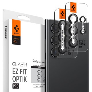 Spigen szkło na aparat GLAS. TR "EZ FIT" 2-pack do Samsung Galaxy S24 Ultra