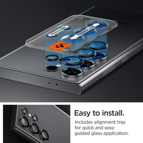 Spigen szkło na aparat GLAS. TR "EZ FIT" 2-pack do Samsung Galaxy S24 Ultra Spigen szkło na aparat GLAS. TR "EZ FIT" 2-pack do Samsung Galaxy S24 Ultra