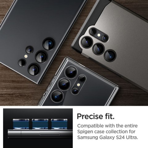Spigen szkło na aparat GLAS. TR "EZ FIT" 2-pack do Samsung Galaxy S24 Ultra Spigen szkło na aparat GLAS. TR "EZ FIT" 2-pack do Samsung Galaxy S24 Ultra