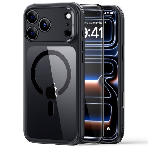 ESR CLASSIC HYBRID MAGSAFE & TEMPERED GLASS IPHONE 17 PRO / 18 PRO CLEAR/BLACK